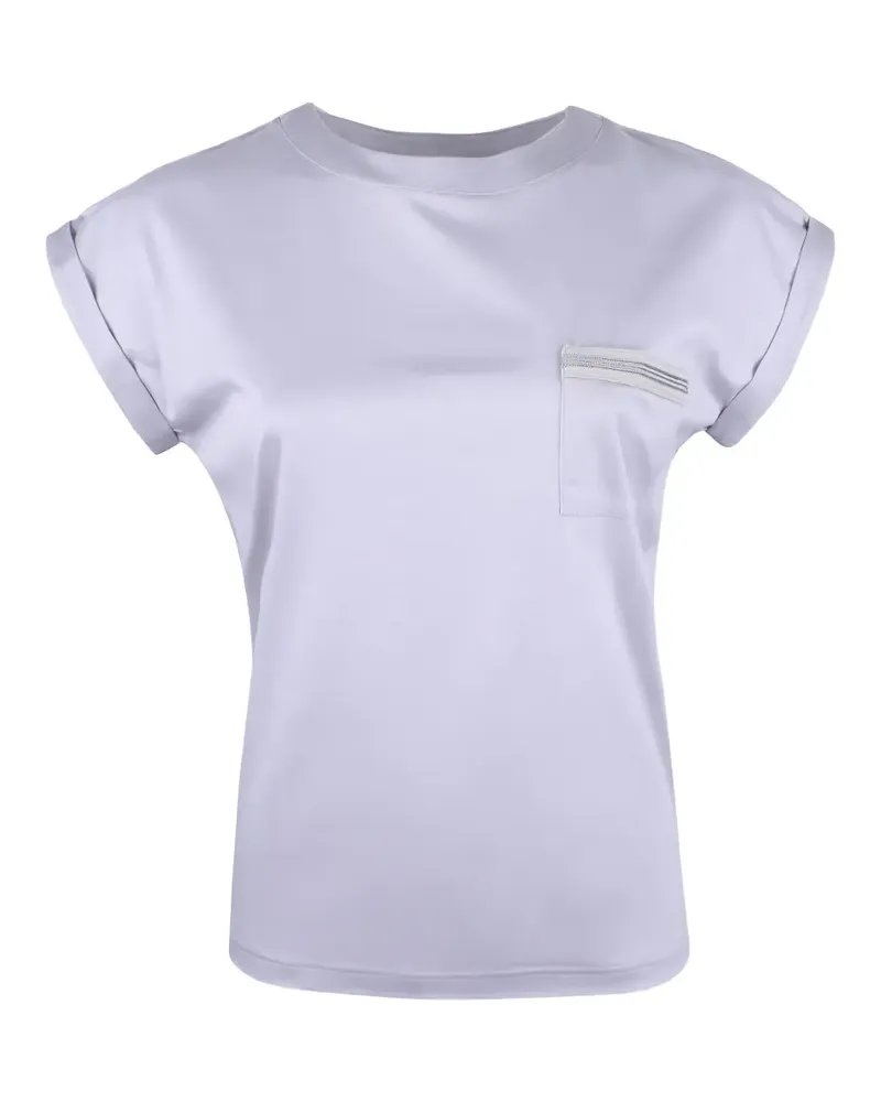 Eleventy cuffed pocket T-shirt - Grau Grau