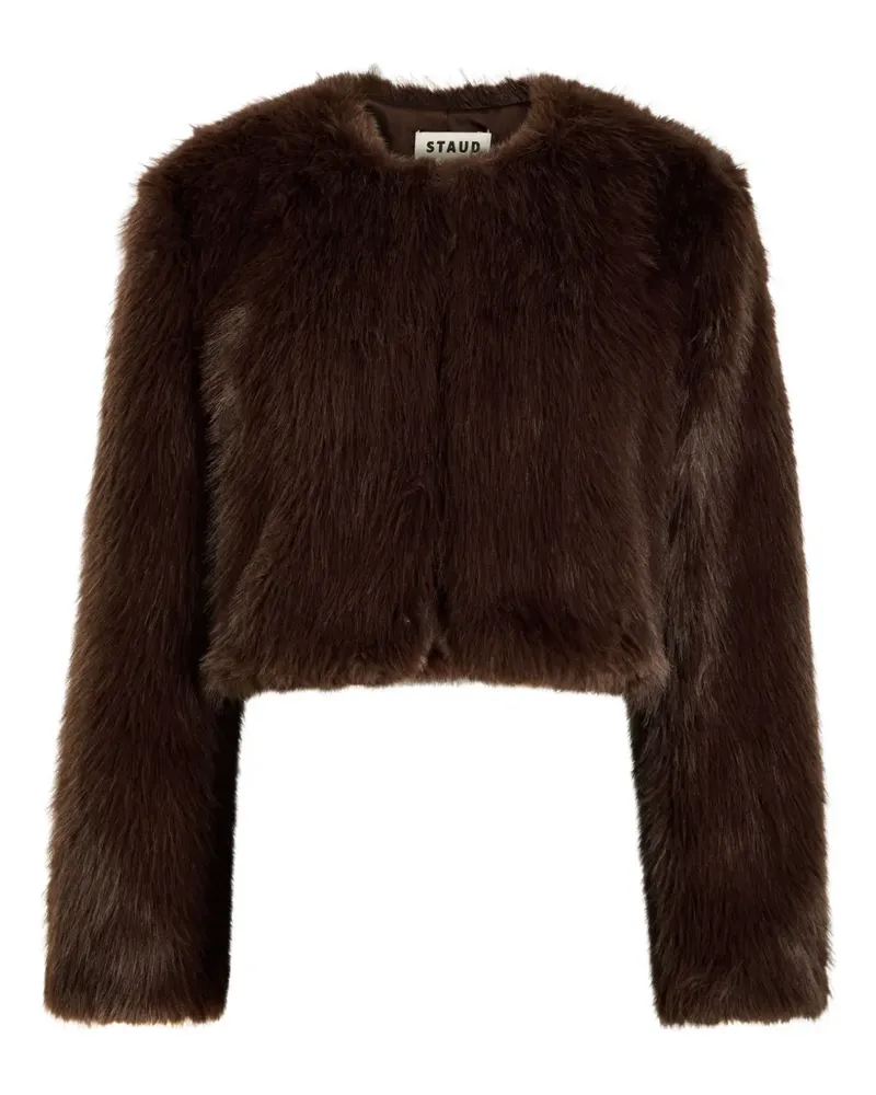 STAUD Casimira faux-fur jacket - Braun Braun