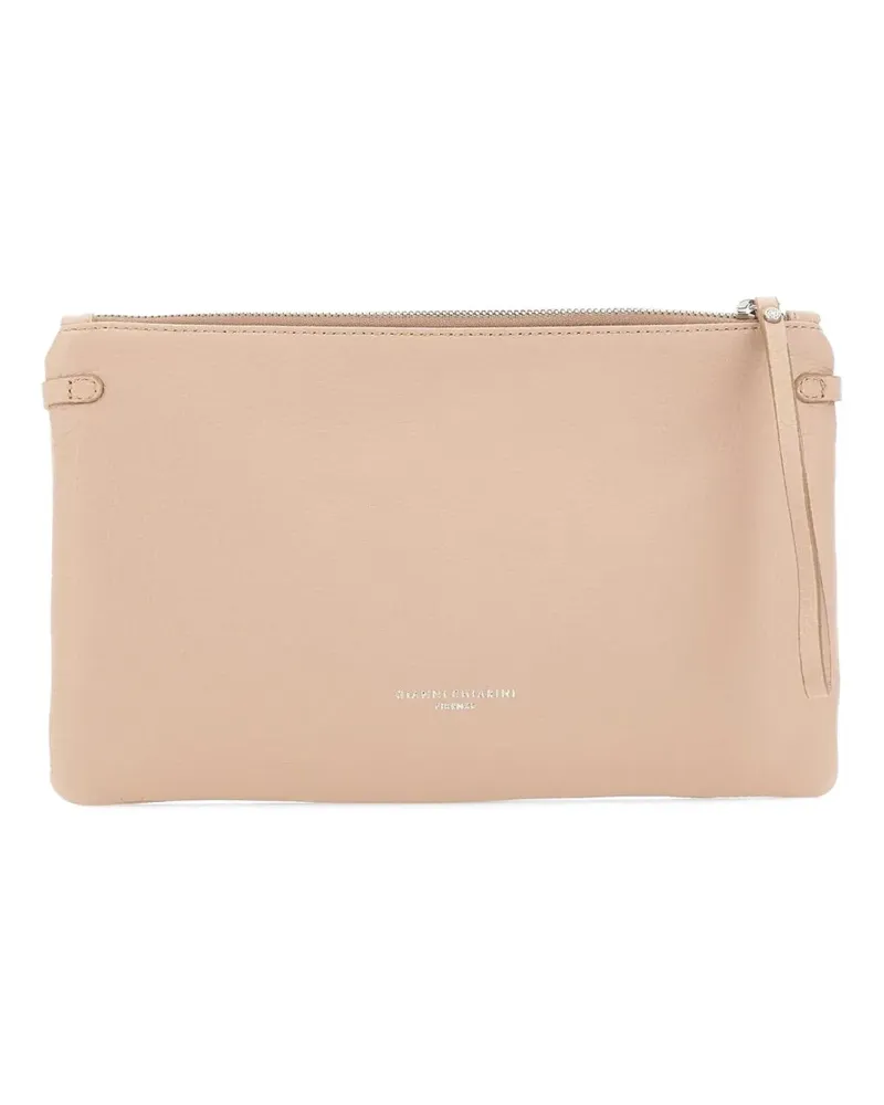 Gianni Chiarini Hermy clutch bag - Nude Nude
