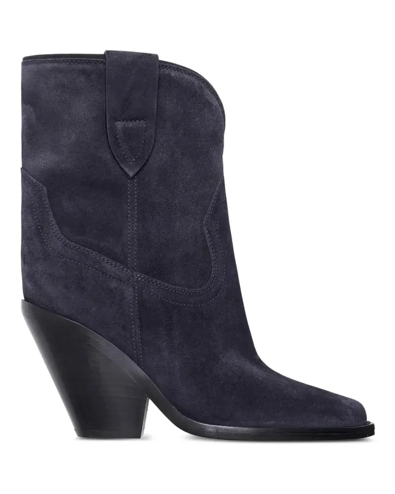 Isabel Marant Leyane Wildlederstiefel 90mm - Schwarz Schwarz