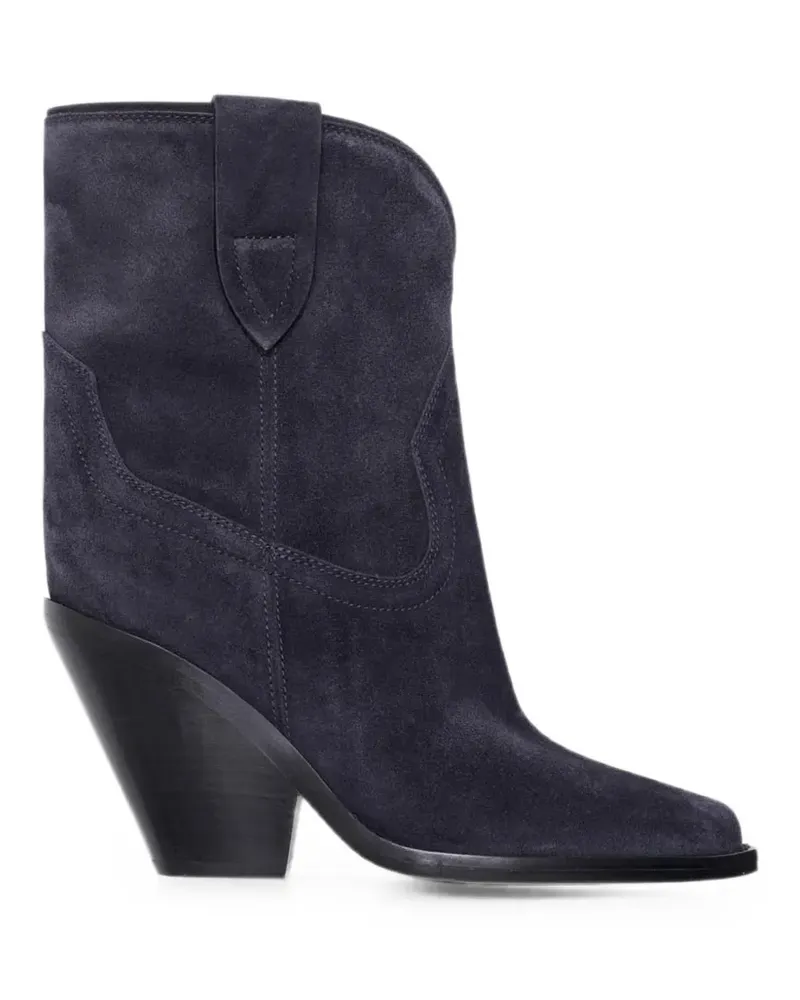 Isabel Marant Leyane Wildlederstiefel 90mm - Schwarz Schwarz
