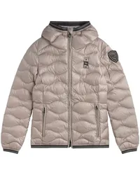 Blauer Gesteppte Daunenjacke Nude