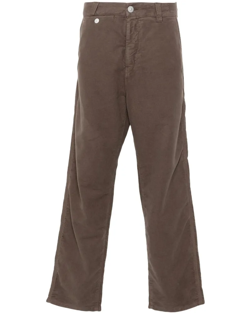 Stone Island Hose mit Logo-Stickerei - Braun Braun