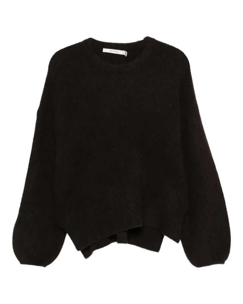 Gestuz GZalpha Pullover aus Alpakawolle - Braun Braun