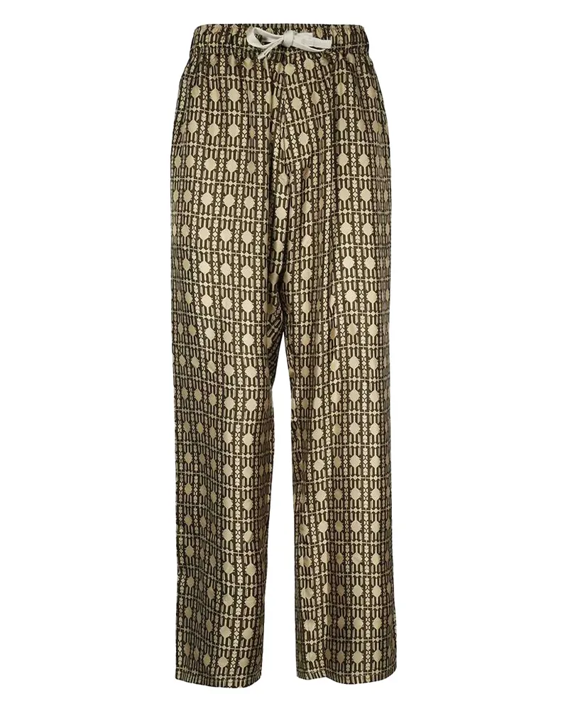 Palm Angels Pyjama-Hose aus Seide - Nude Nude