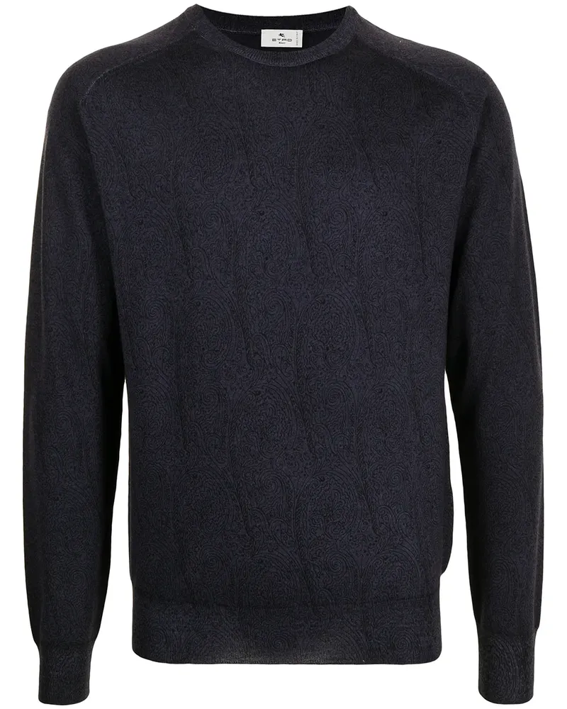 Etro Grob gestrickter Pullover - Blau Blau