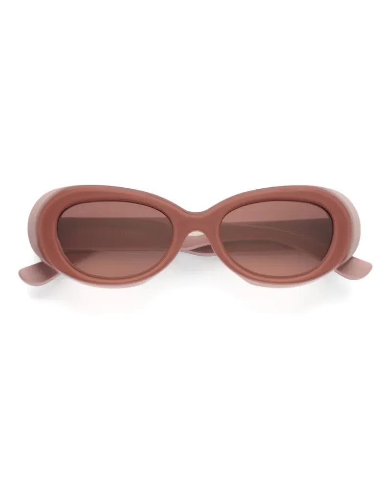 Emmanuelle Khanh oval frame sunglasses - Rosa Rosa