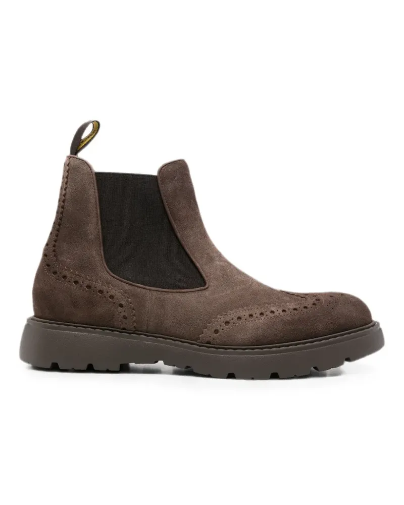 Doucal´s brogue-detail Chelsea boots - Braun Braun