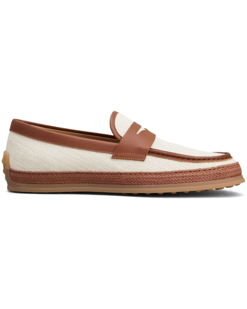 TOD'S Gommino Loafer in Colour-Block-Optik - Nude Nude