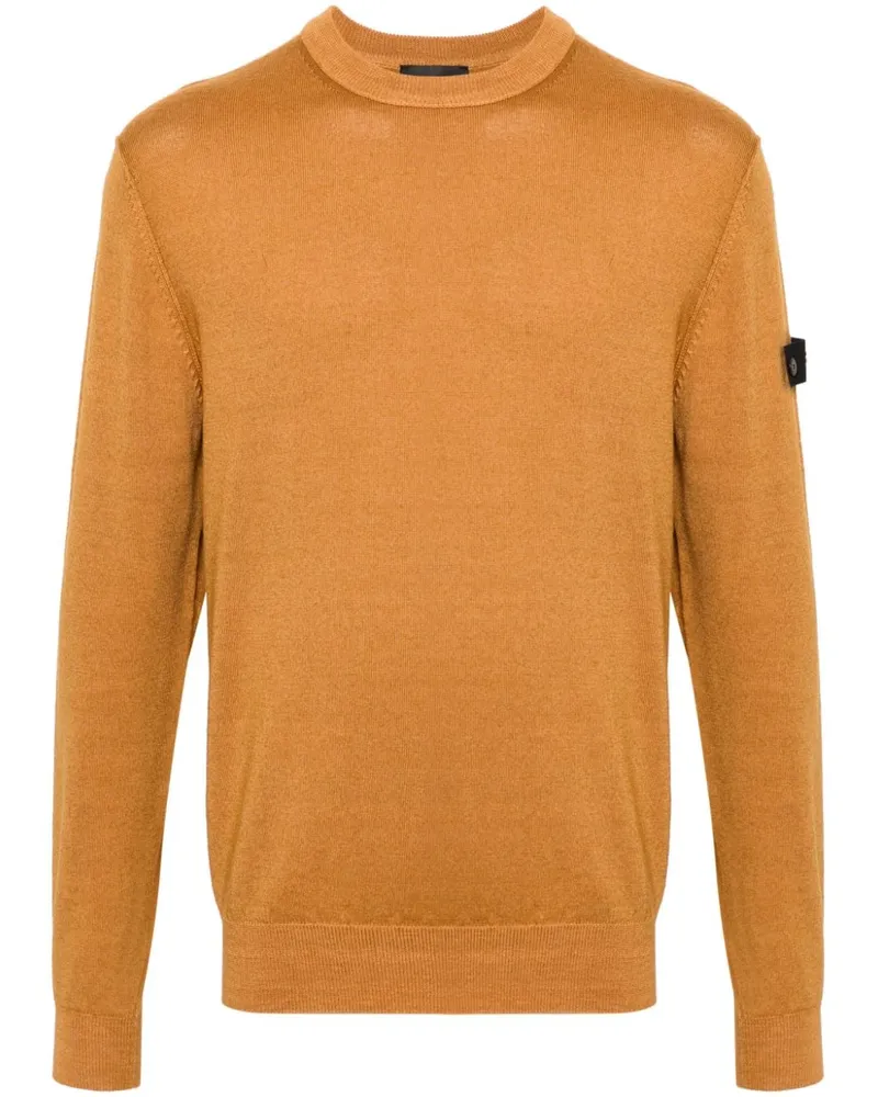 Peuterey Pullover mit Logo-Patch - Braun Braun