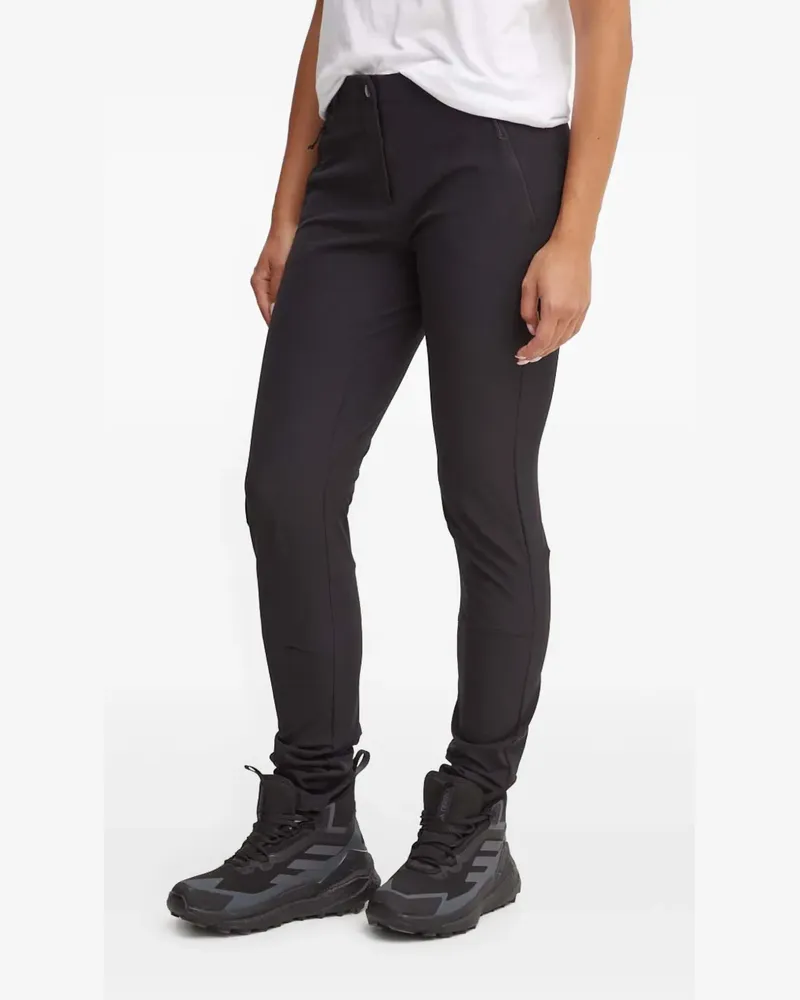 Jack Wolfskin Sporthosen mit Logo - Schwarz Schwarz