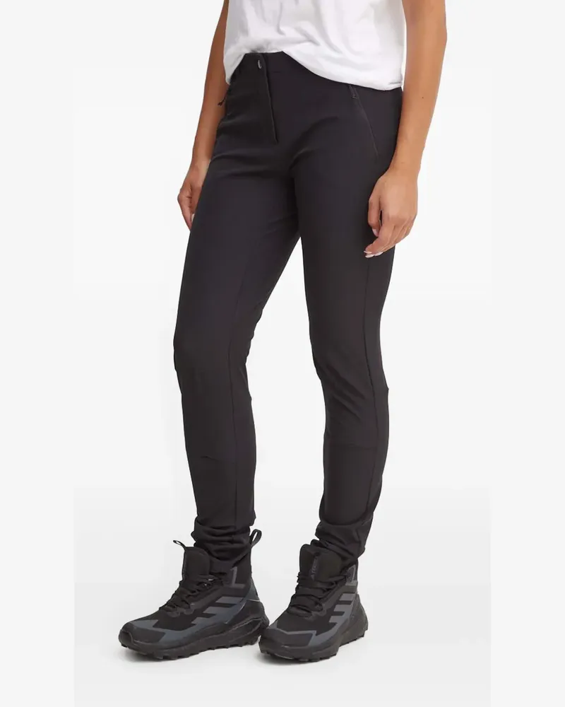 Jack Wolfskin Sporthosen mit Logo - Schwarz Schwarz