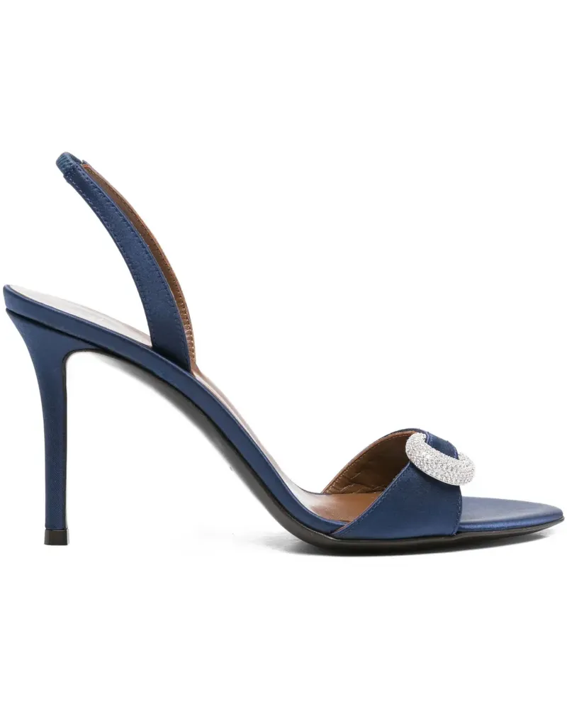 Giuseppe Zanotti Verzierte Slingback-Sandalen 100mm - Blau Blau