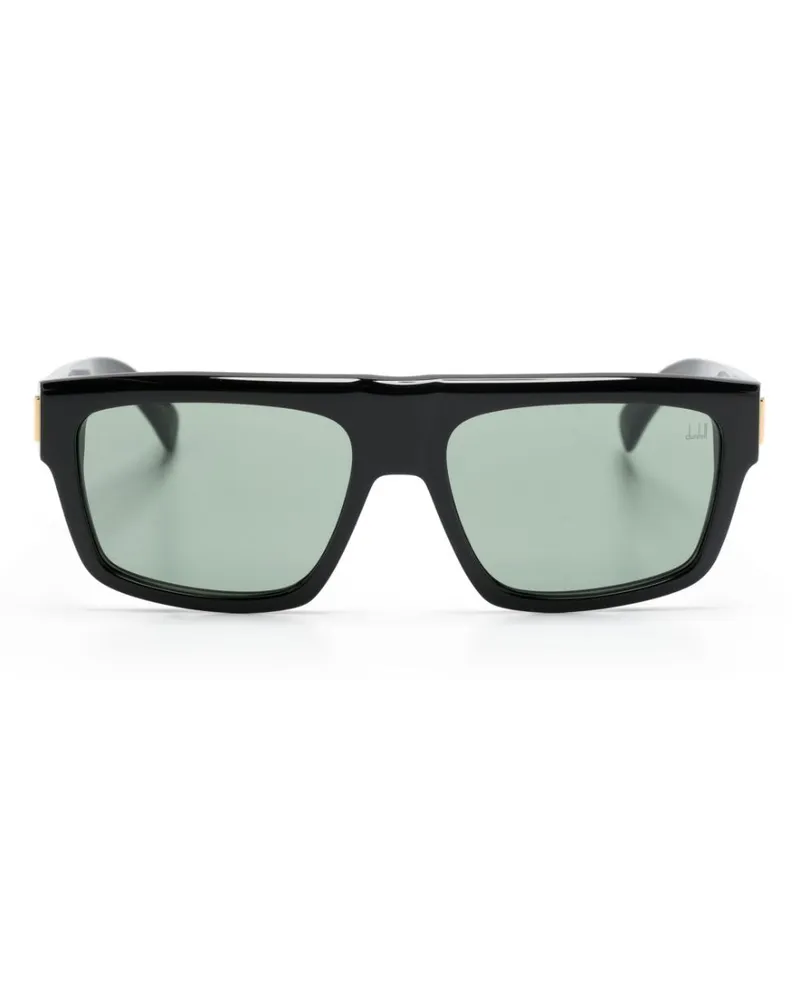 Dunhill Sonnenbrille mit eckigem Gestell Schwarz