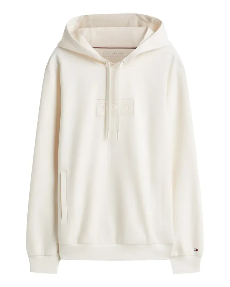 Tommy Hilfiger Hoodie mit Logo-Patch - Nude Nude