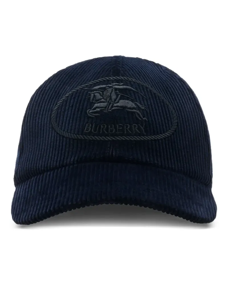 Burberry Baseballkappe mit Ritterstempel - Blau Blau