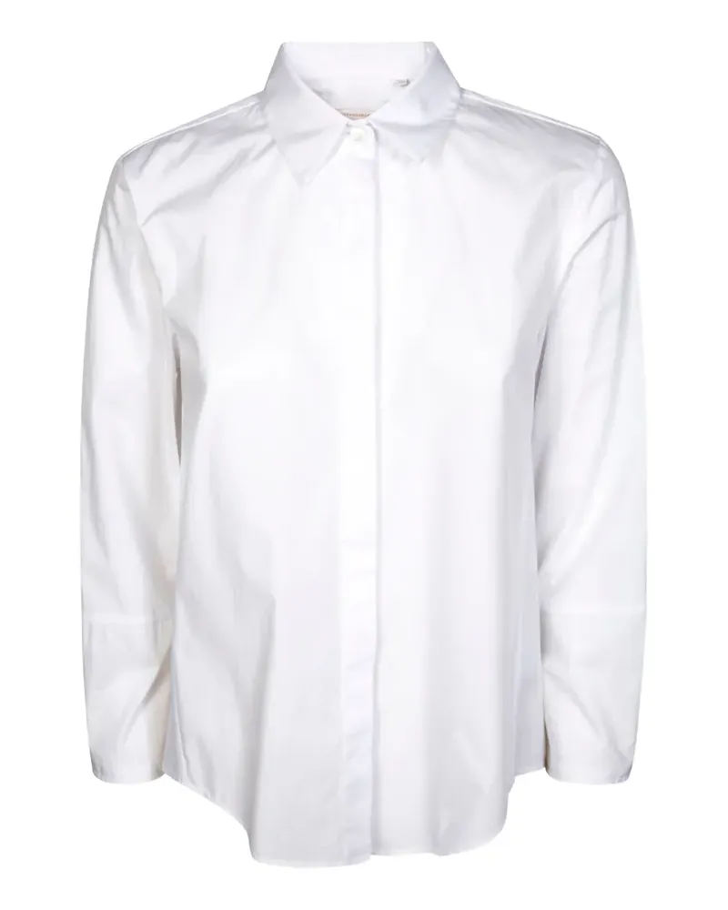 Robert Friedman Hemd aus Popeline - Weiß Weiß