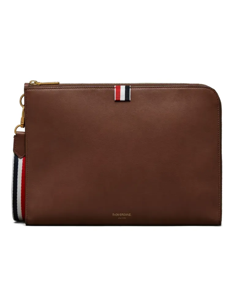 Thom Browne Mittelgroße Dokumentenmappe - Braun Braun