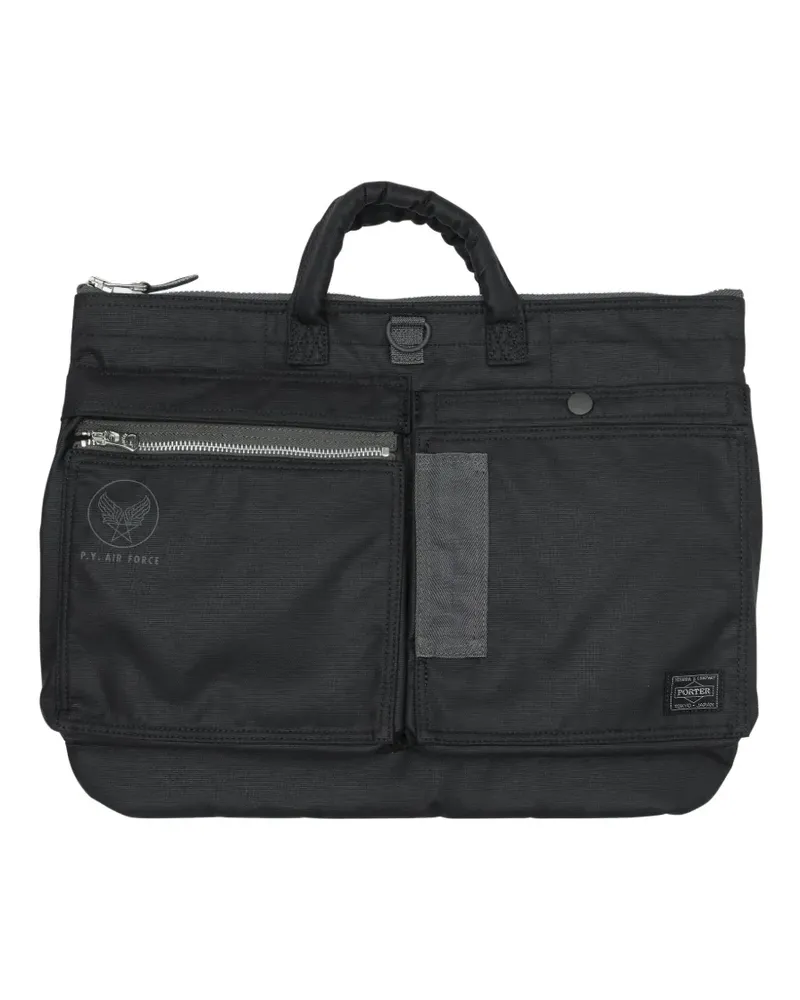 PORTER-YOSHIDA & CO Tote Bag mit Reißverschluss - Grau Grau