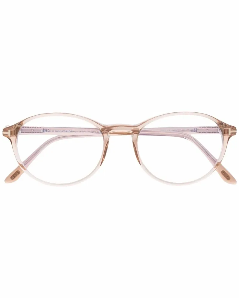 Tom Ford Runde Brille in Schildpattoptik - Braun Braun