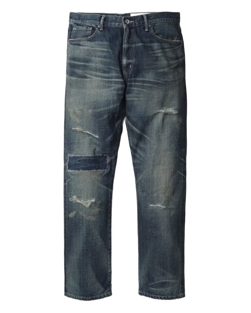 Neighborhood Savage Jeans im Distressed-Look - Blau Blau