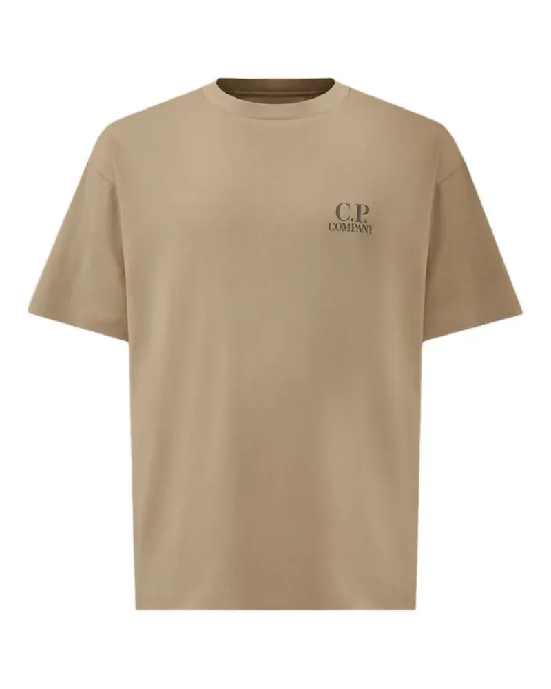 C.P. Company T-Shirt mit Logo-Print - Nude Nude
