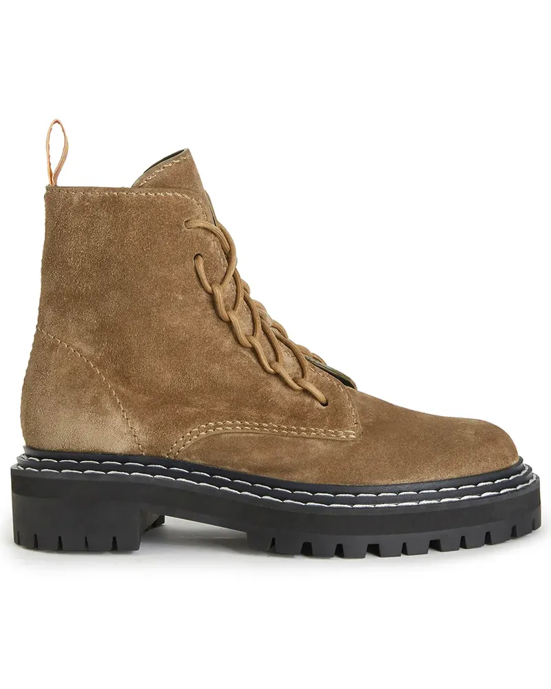 Proenza Schouler Stiefeletten mit Schnürung - Braun Braun