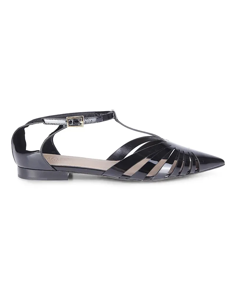 Malone Souliers Flache Jennifer Mules - Schwarz Schwarz