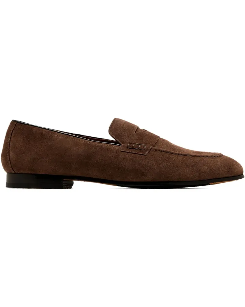 Doucal´s Loafer aus Wildleder - Braun Braun