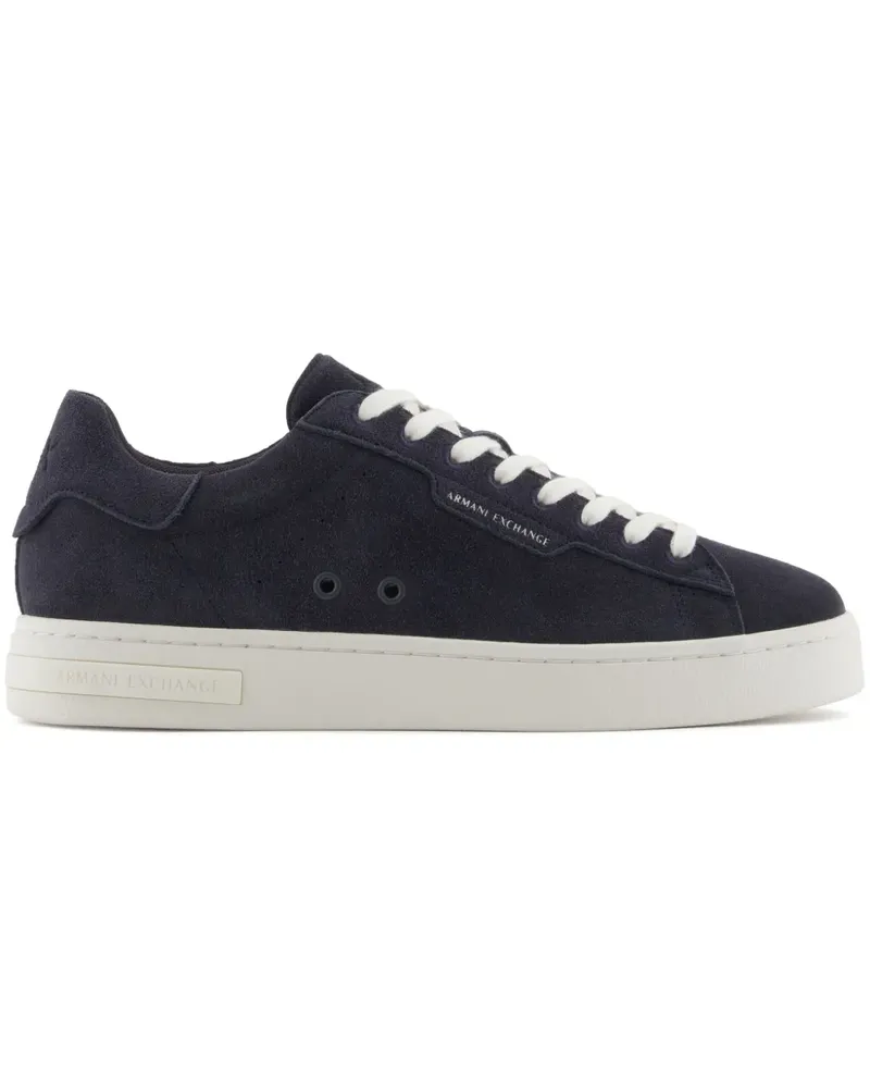 Armani Exchange Loafer aus Wildleder - Blau Blau