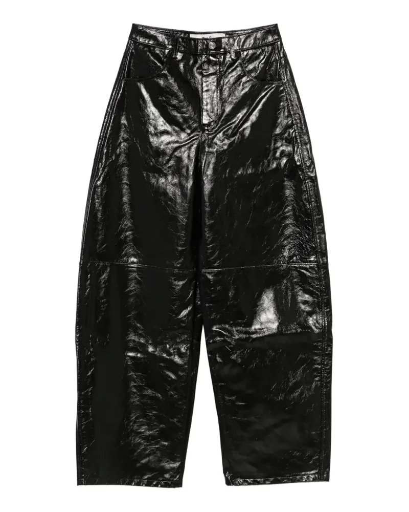 Séfr Soline leather trousers - Schwarz Schwarz
