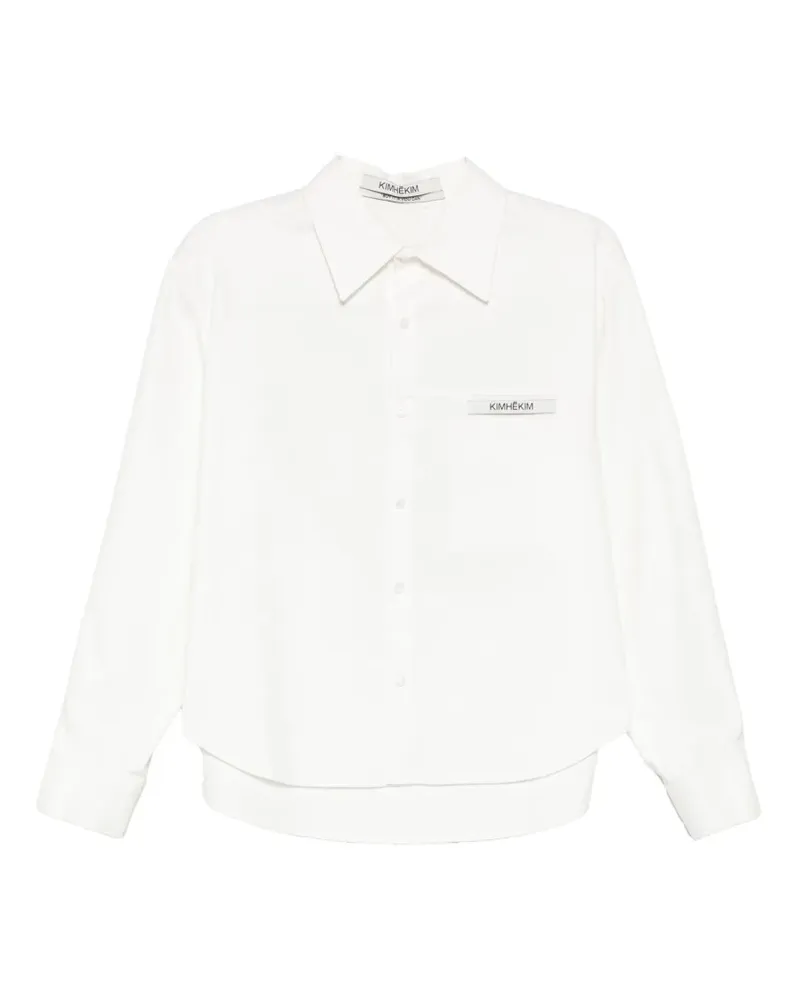 KIMHEKIM Heart cut-out shirt - Weiß Weiß