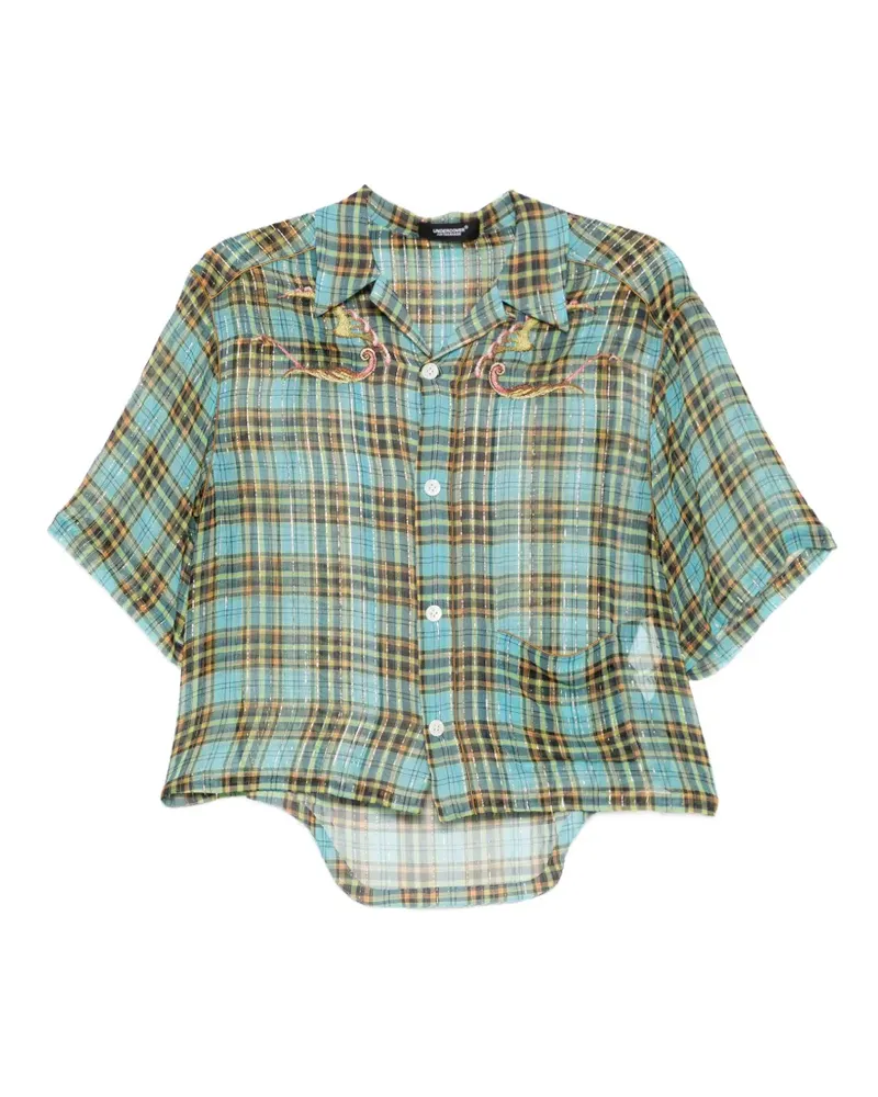 Undercover Kariertes Hemd - Blau Blau