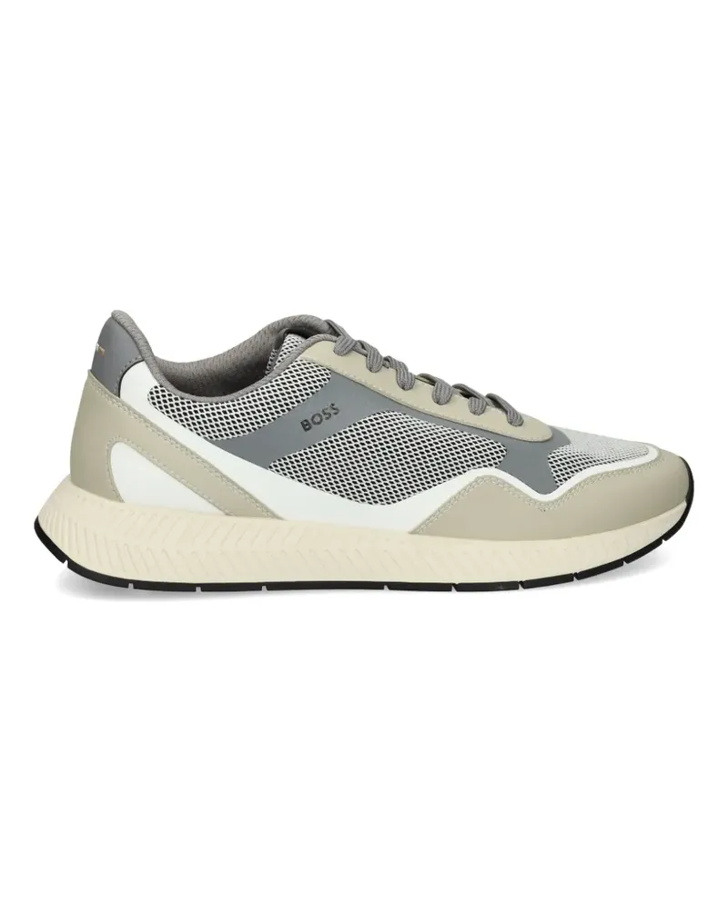 HUGO BOSS Sneakers mit Kontrasteinsätzen - Nude Nude