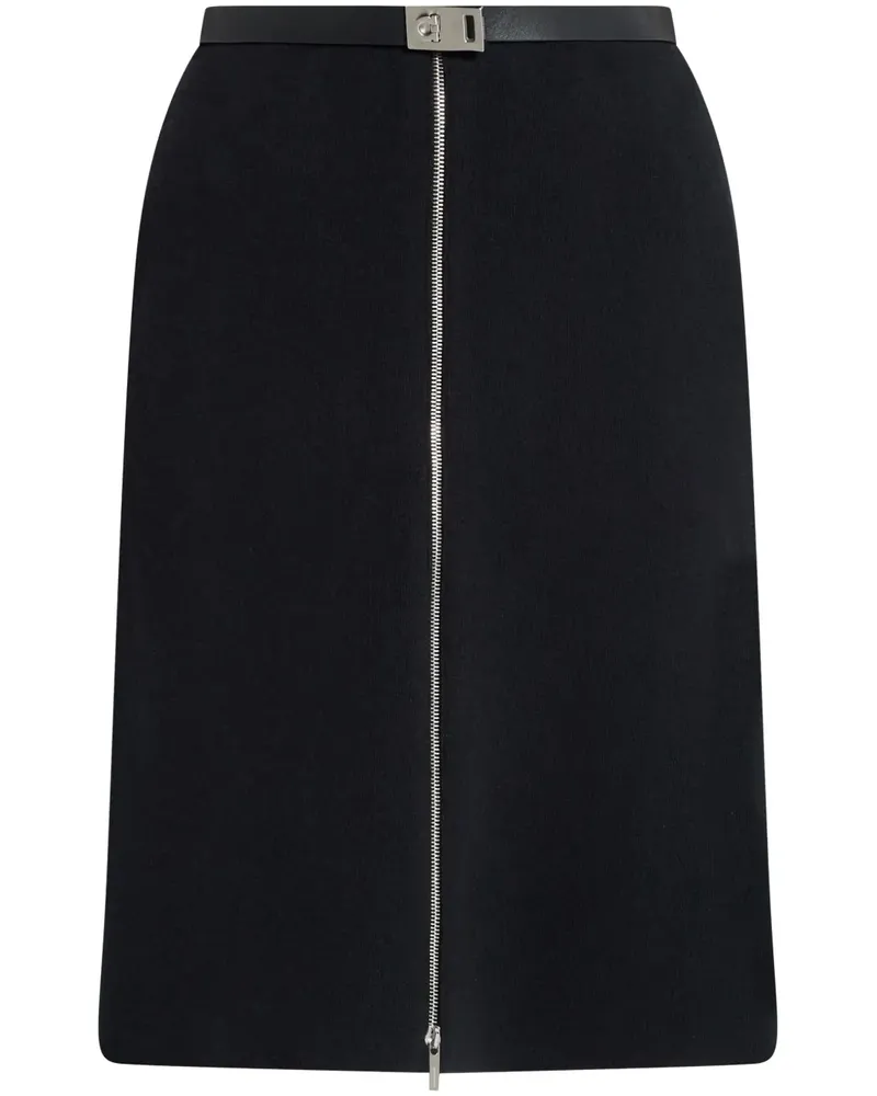 Ferragamo Rock mit Logo - Schwarz Schwarz