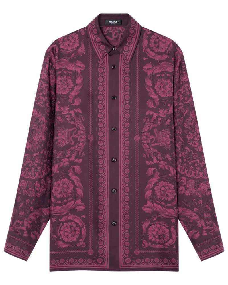 Versace Barocco Hemd - Rosa Rosa