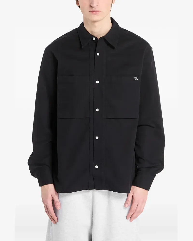 Calvin Klein pocket shirt - Schwarz Schwarz