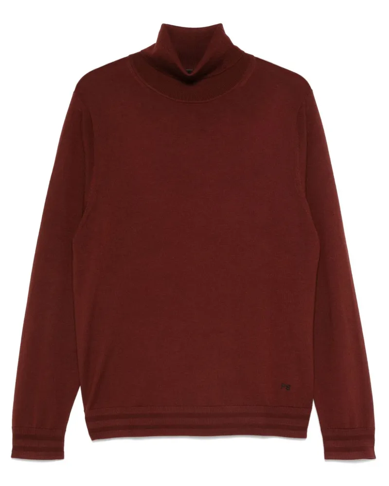Paul Smith Klassischer Merinopullover - Rot Rot