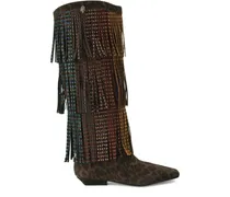 Western Fringe Stiefel - Braun