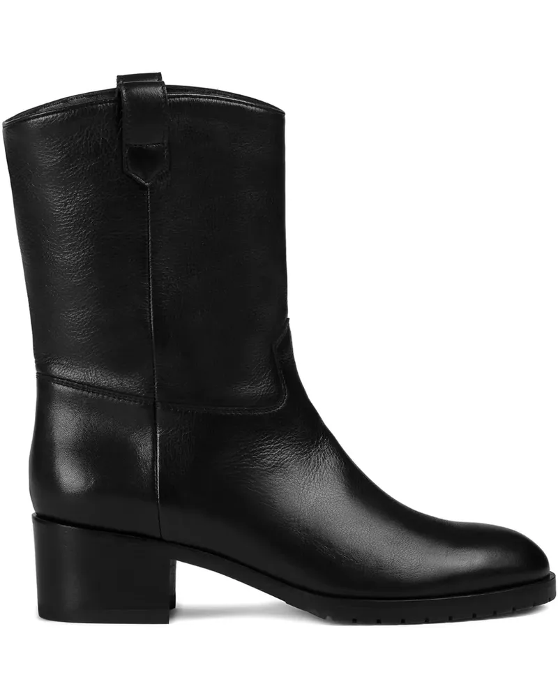 Doucal´s Stiefel mit Reißverschluss - Schwarz Schwarz
