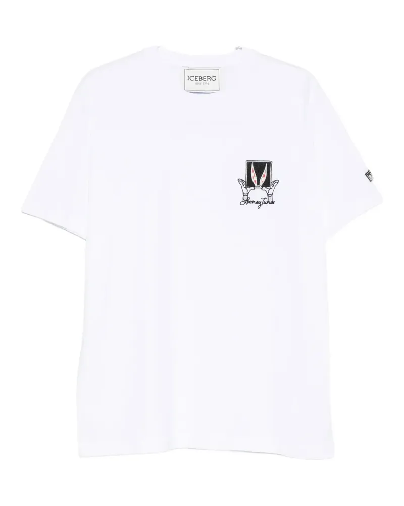 Iceberg Looney Tunes embroidered T-shirt - Weiß Weiß