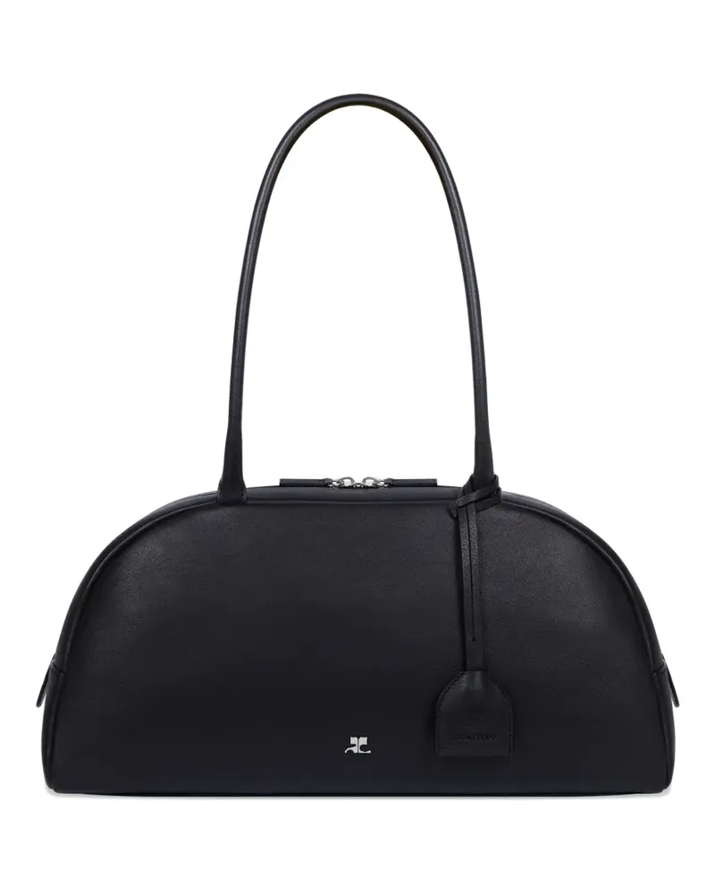 Courrèges Monday Schultertasche - Schwarz Schwarz