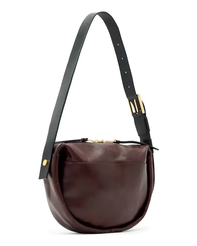 AllSaints medium buckle-strap shoulder bag - Rot Rot