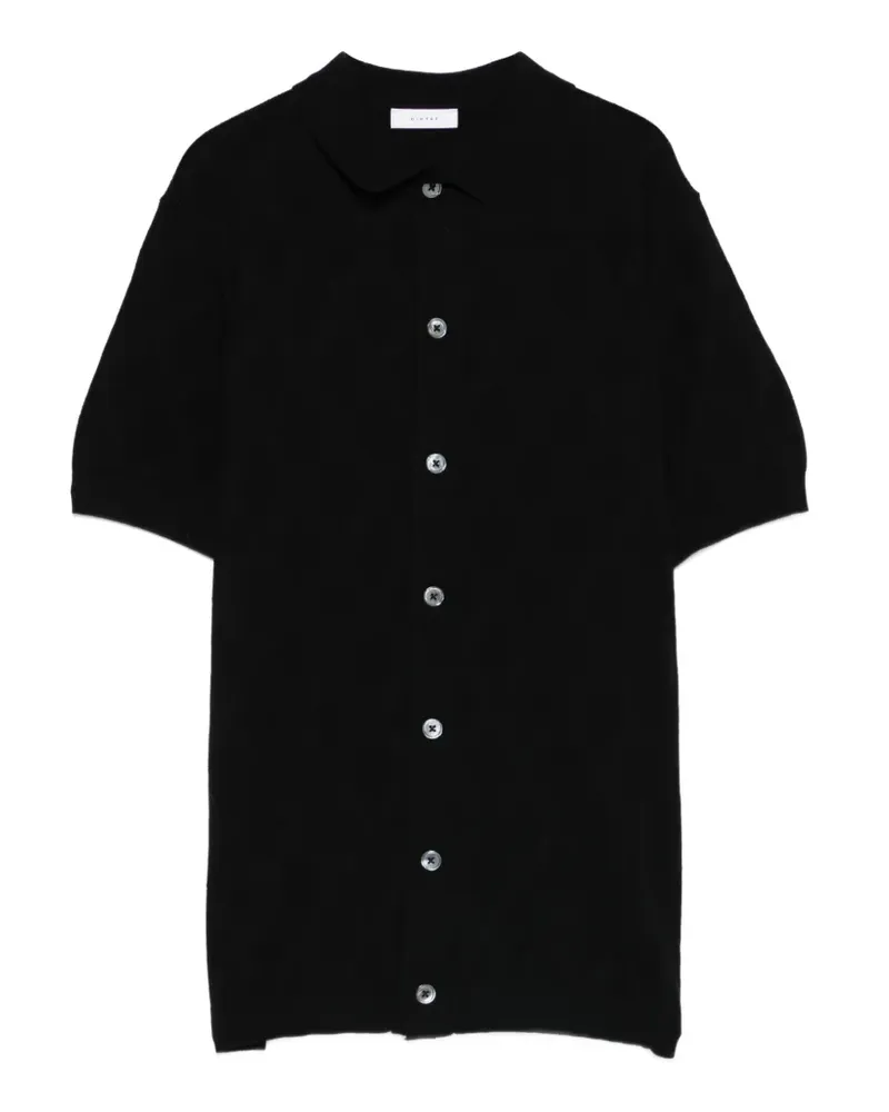 Diktat diamond-knit shirt - Schwarz Schwarz