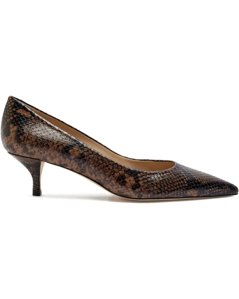 Stuart Weitzman 50mm Stuart Power pointed-toe pumps - Braun Braun