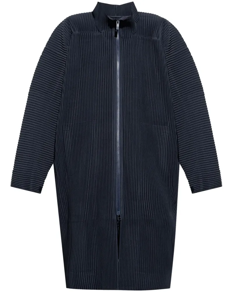 Issey Miyake January Mantel - Blau Blau