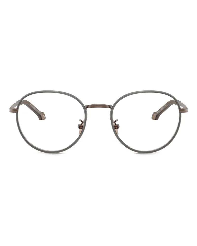 Giorgio Armani Brille mit rundem Gestell - Braun Braun
