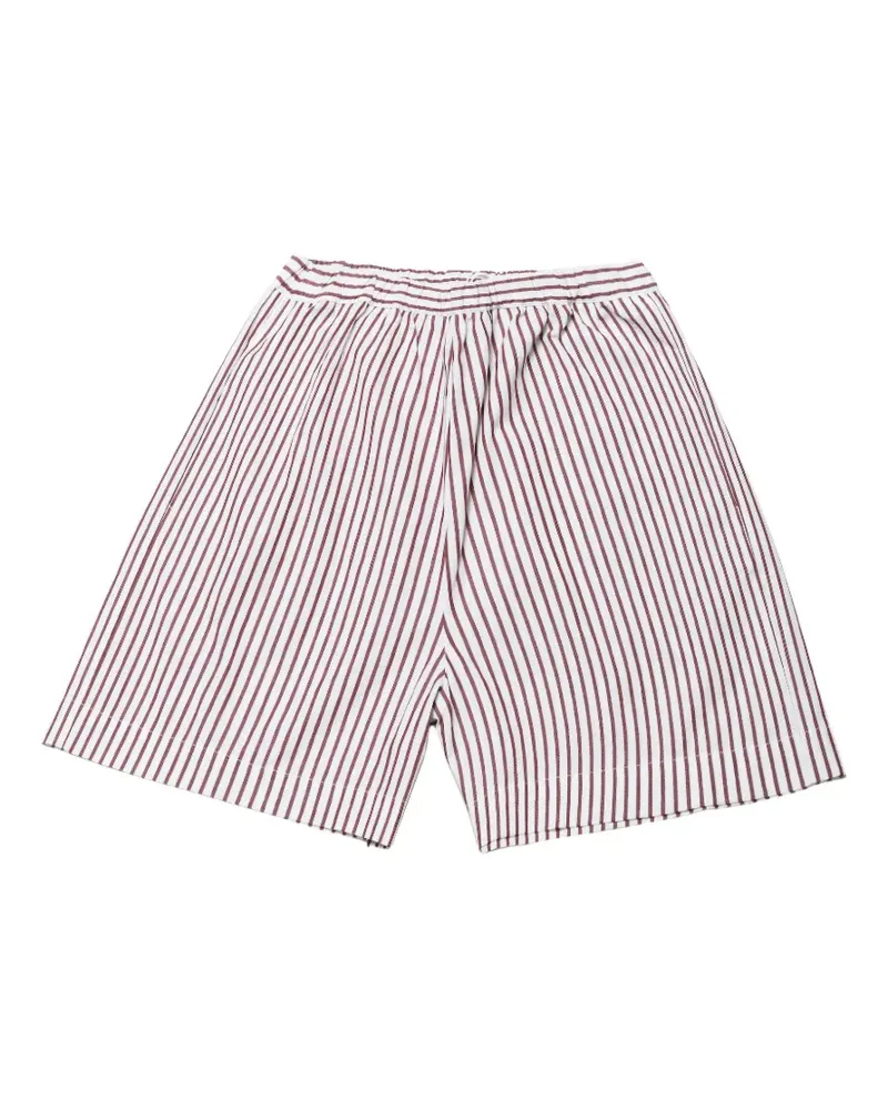 LIDO Gestreifte Shorts - Rot Rot