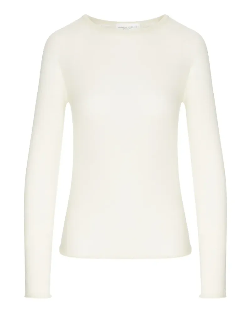 Roberto Collina Fein gestrickter Pullover - Nude Nude