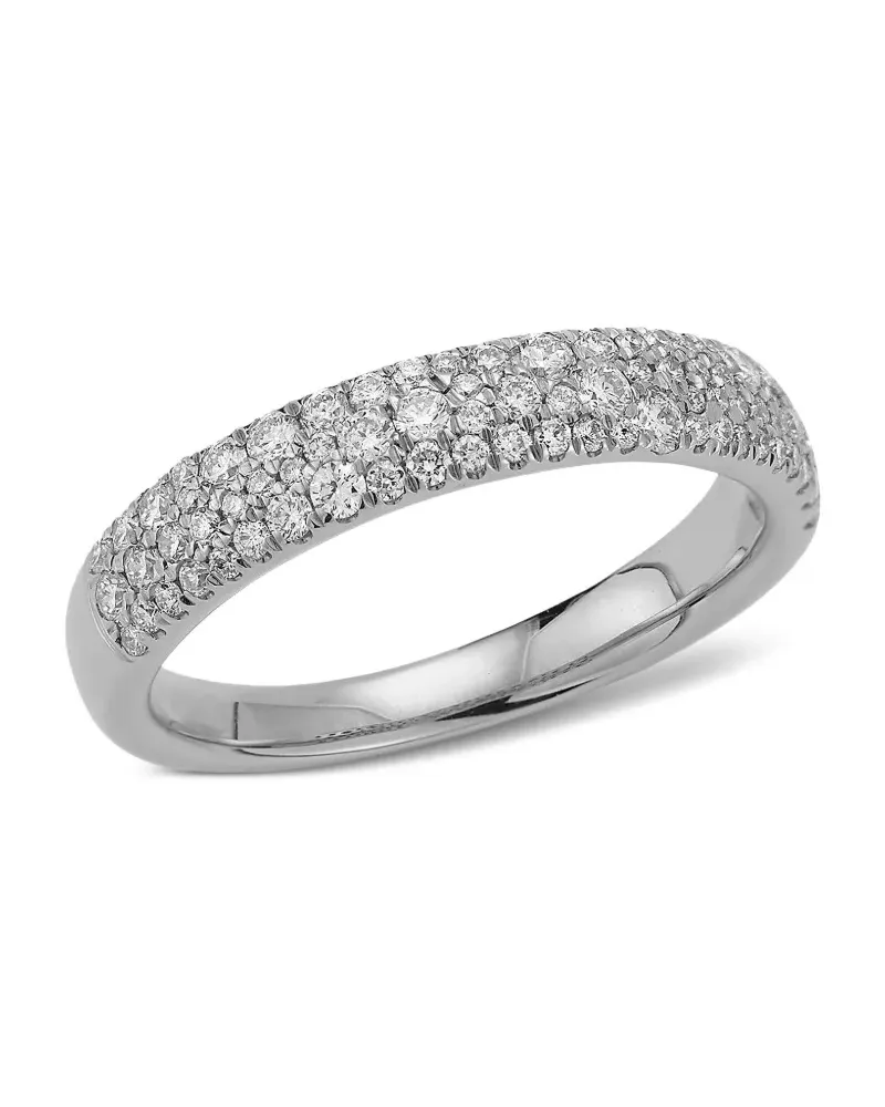 Dana Rebecca Designs Großer 18kt Sylvie Rose Ring mit weißen Diamanten - Silber Silber